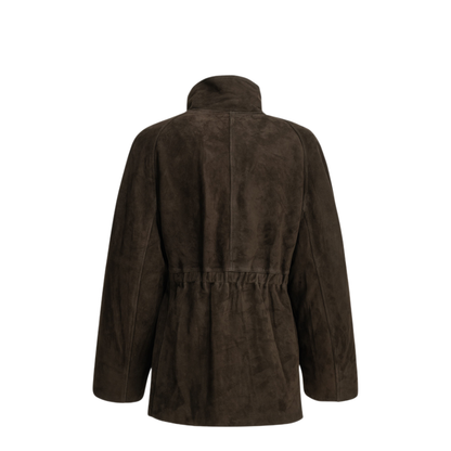 MAYFEYR - Nour Hammour - Quai Winona Leather Jacket - PF26JK02QUAISUEDEMOCHA