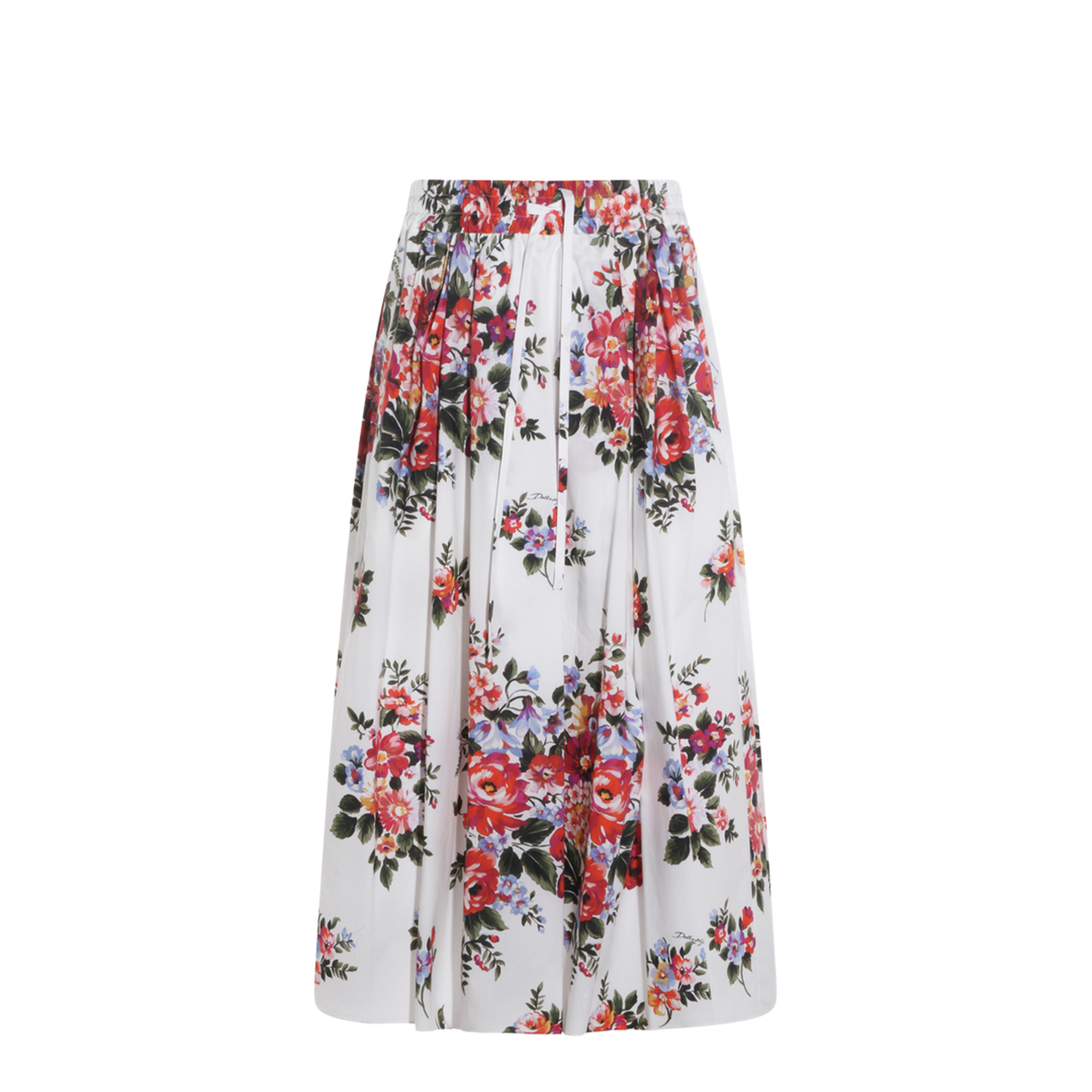 Long Skirt with a Floral Print
