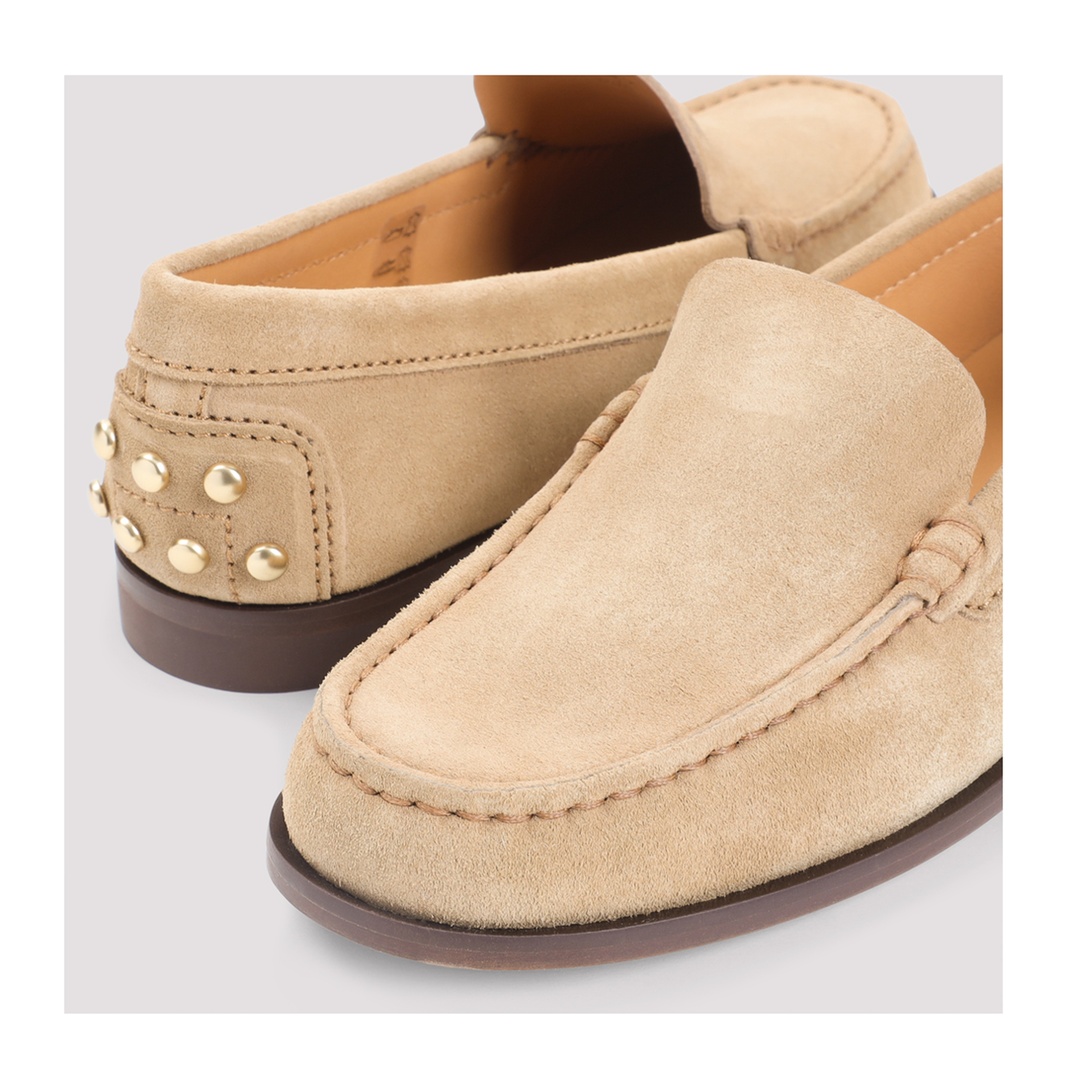 MAYFEYR - Tod's - Tod S Ginger Beige Suede Leather Loafers - XXW03M0KB40DGPZZZHGINGER