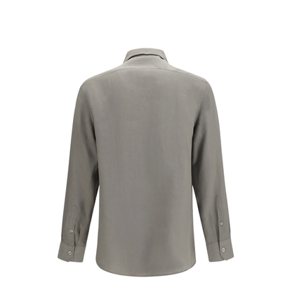 MAYFEYR - Brunello Cucinelli - Easy-Fit Linen Shirt With Chest Pockets - MA6980658