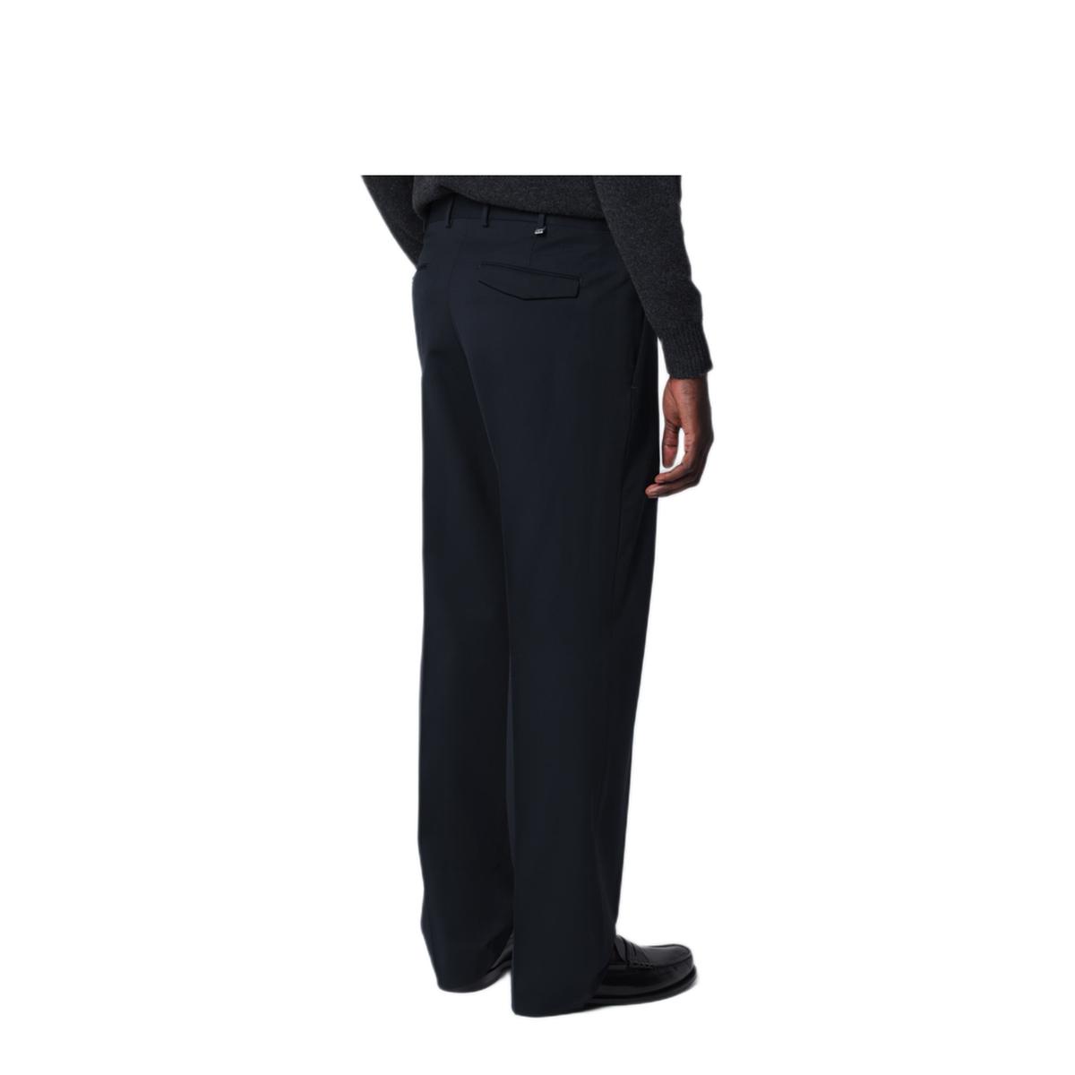 MAYFEYR - PT Torino - Blue Wool Blend Trousers - COAFJDB00FWDMA370370