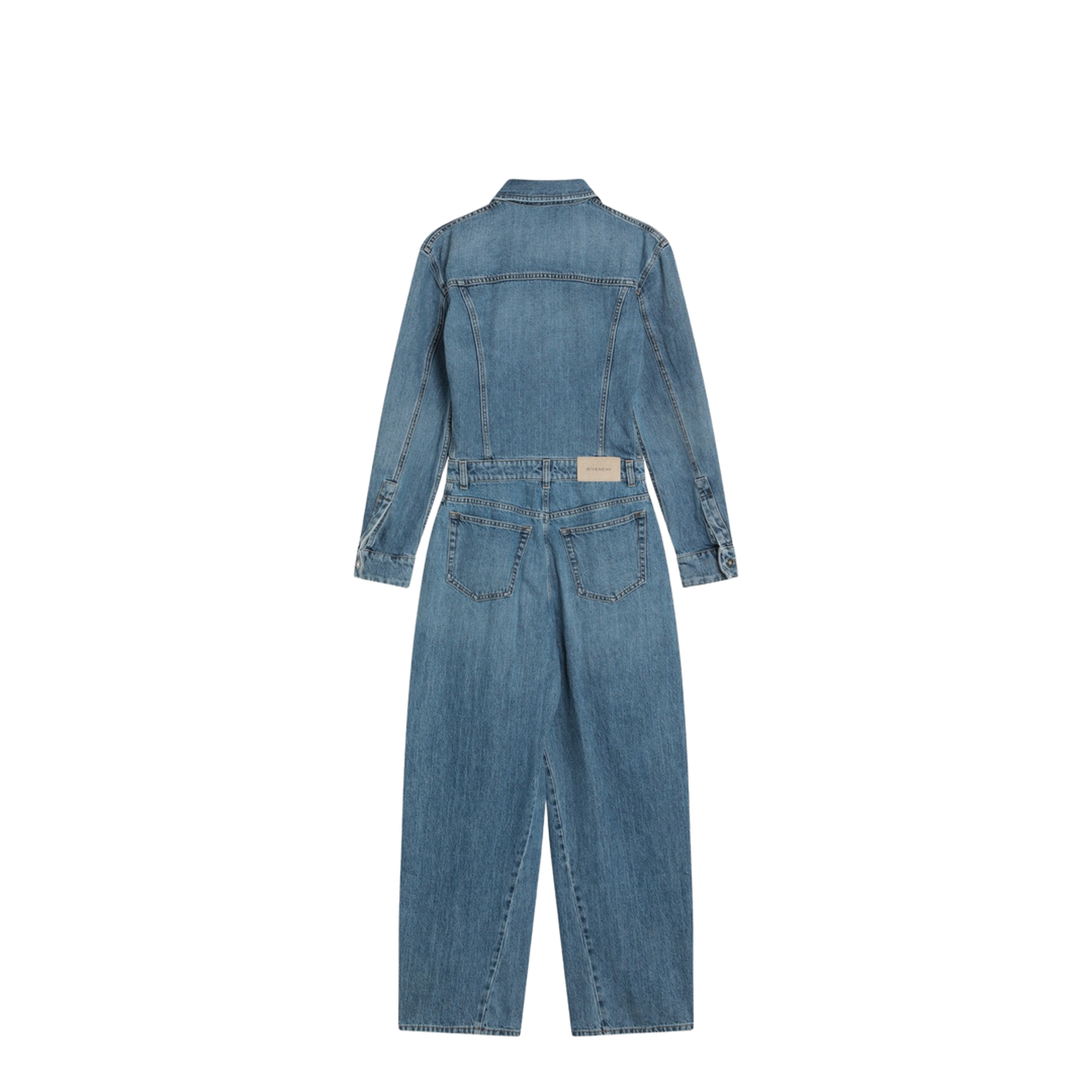 Denim Wide Jumpsuit
