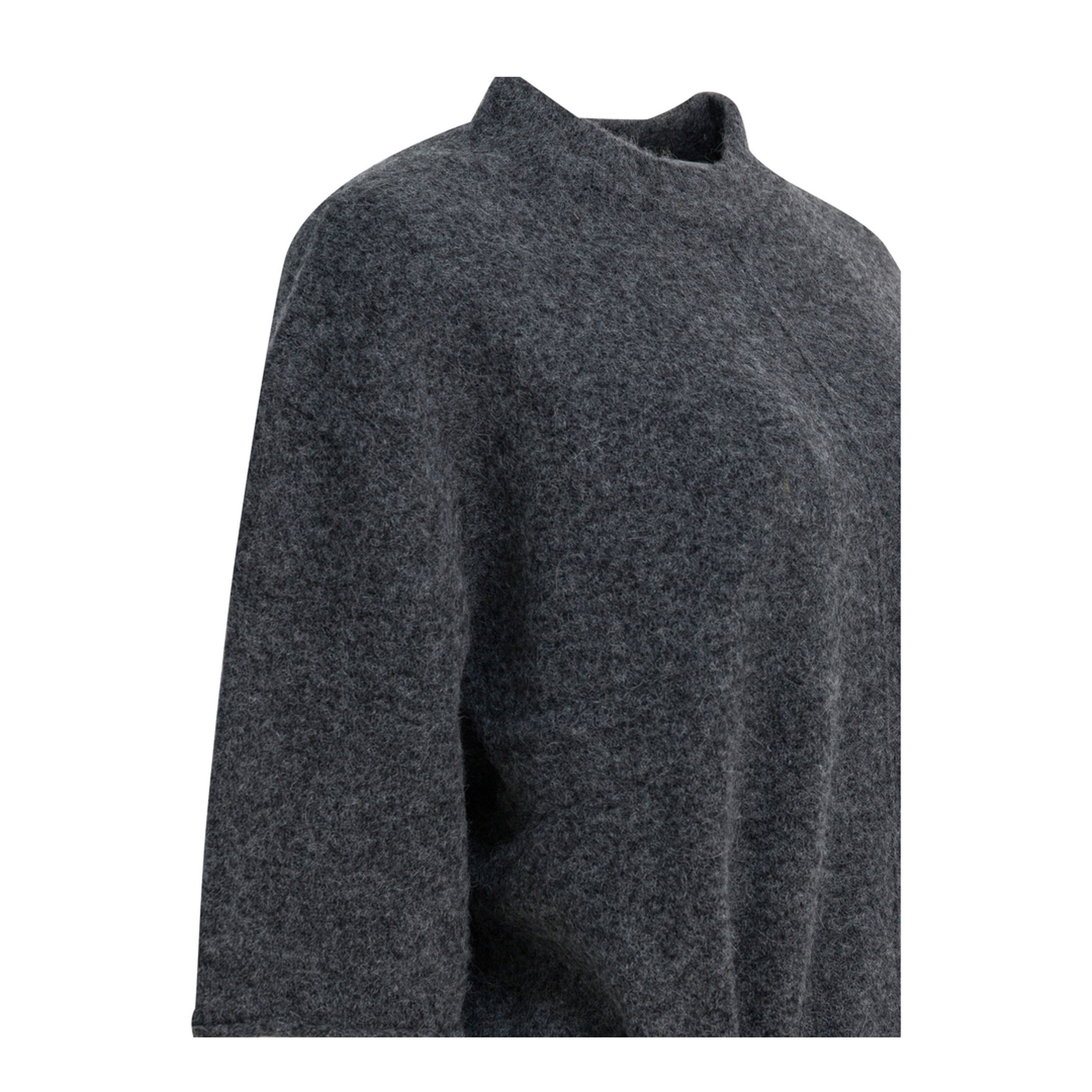 MAYFEYR - Umarmung - Wool Blend Crew Neck Sweater - UM253APO11GRAPHITE