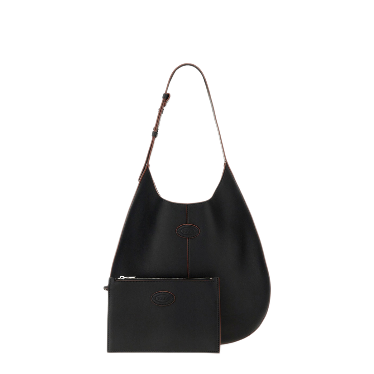 Di Bag Small Calfskin Hobo Bag - Black