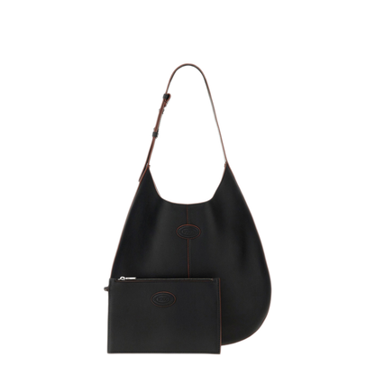 Di Bag Small Calfskin Hobo Bag - Black