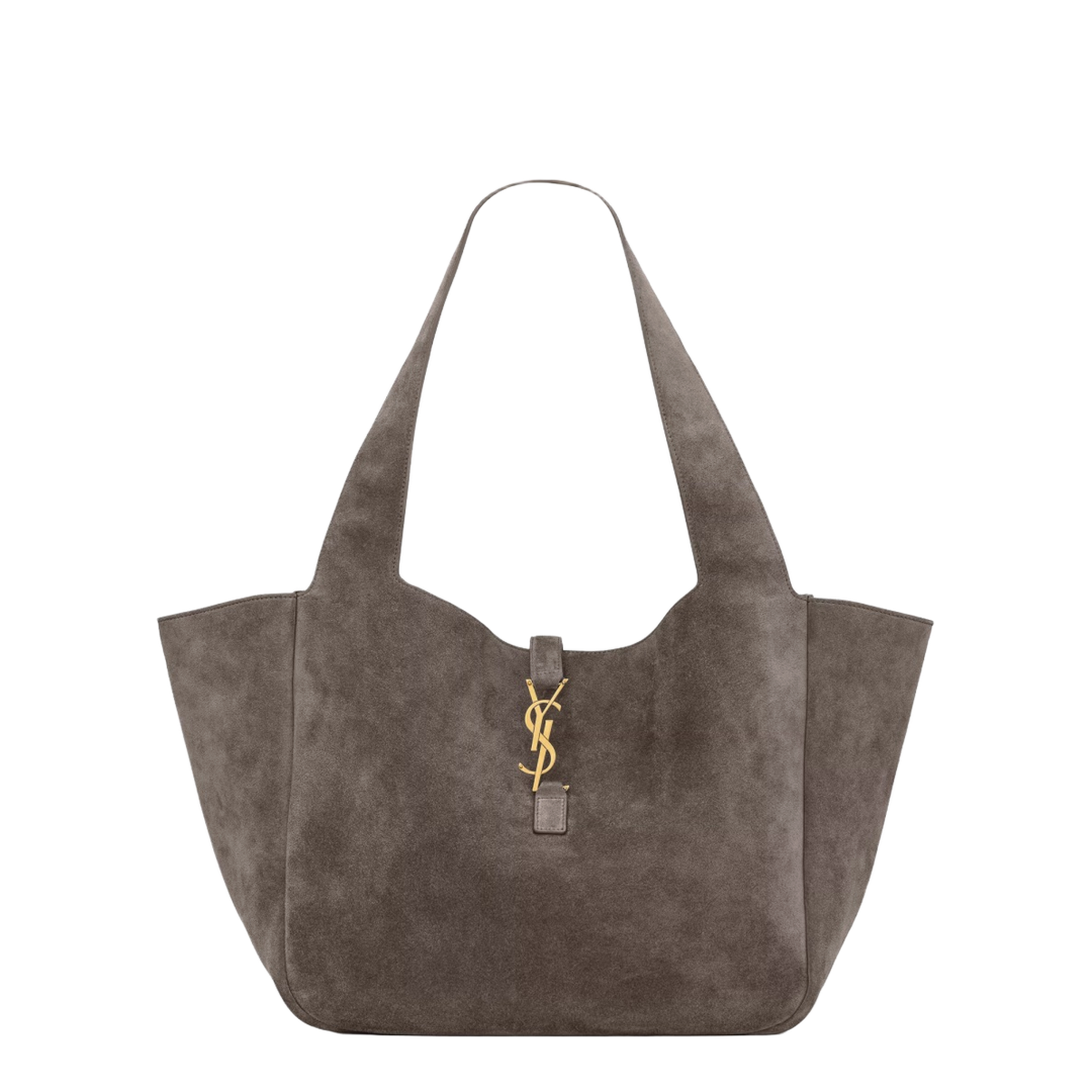 Bea M Suede Shoulder Bag - Urban Grey