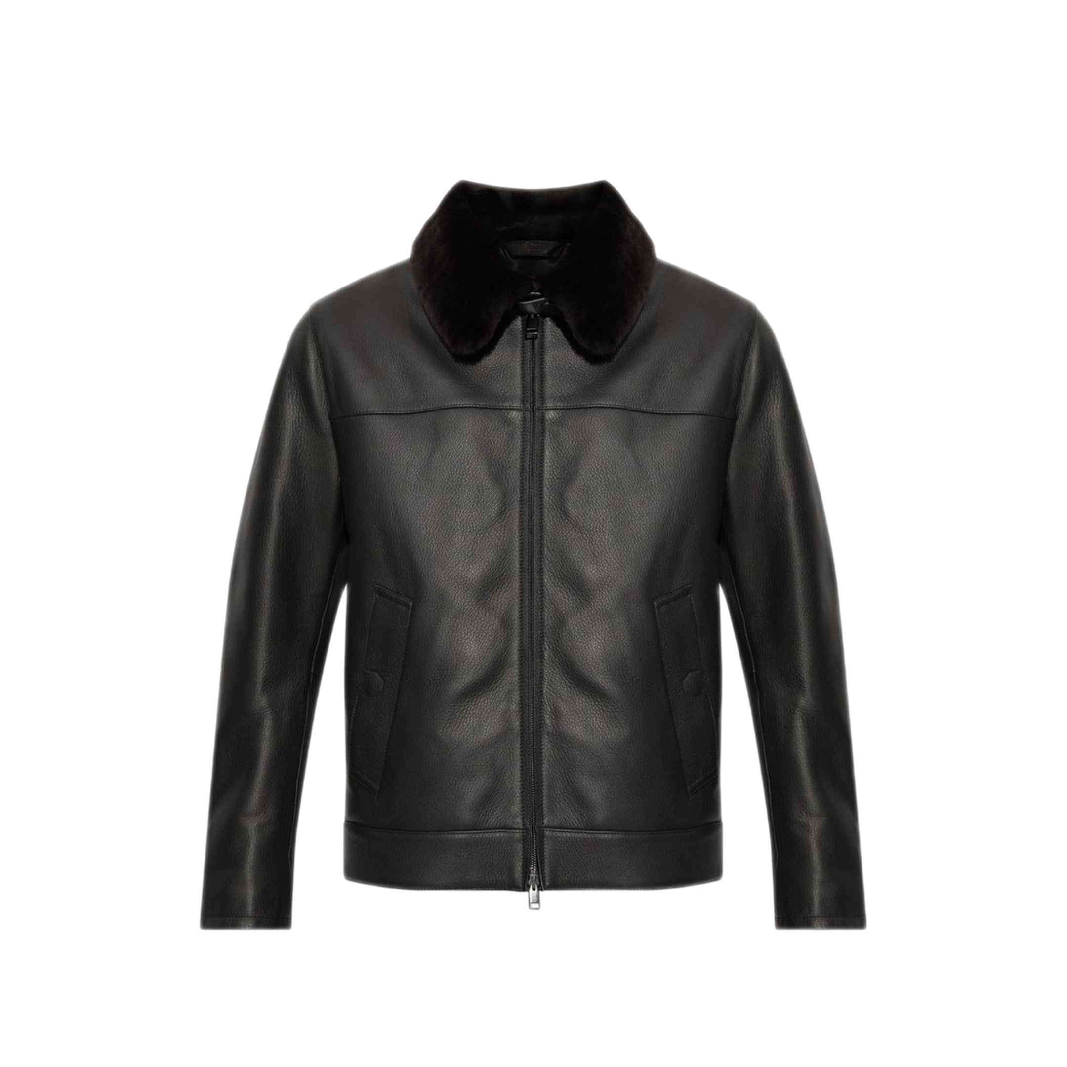 MAYFEYR - Brioni - Black Leather Jacket - PLDI0LOA7011000