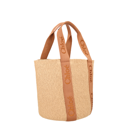 Dusty Tan Woody Large Basket Bag