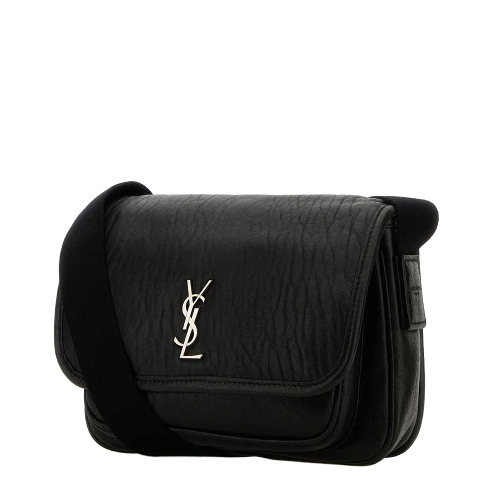 Niki Small Leather Crossbody Bags - Black