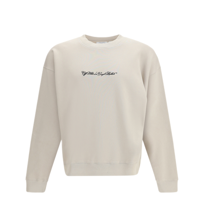 MAYFEYR - Off-White - Script Arrow Crewneck Sweatshirt - 44MBA054S26F0012702070