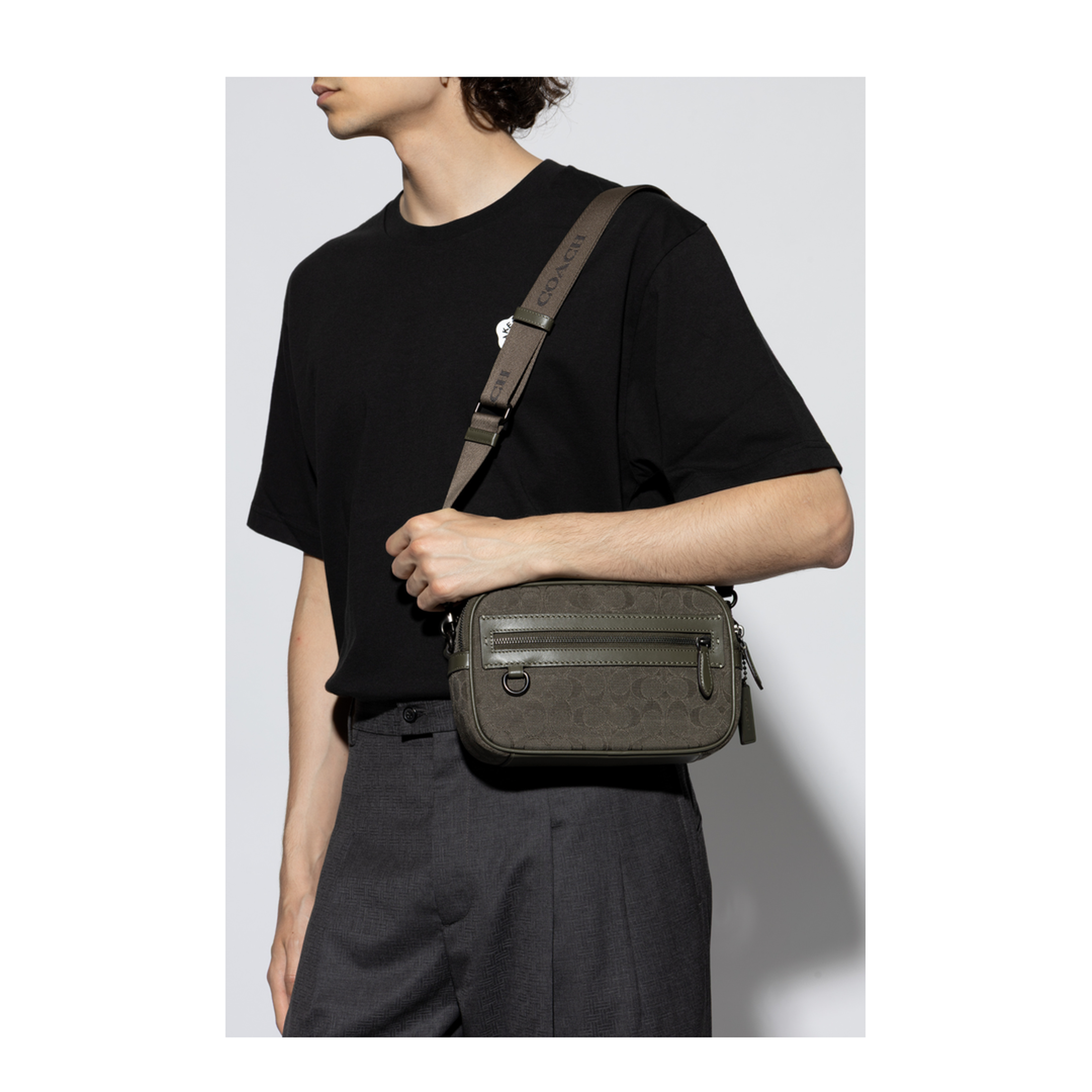 Shoulder Bag with Monogram