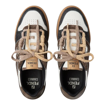MAYFEYR - Fendi - Match Leather And Suede Sneakers - 7E1926AY1P