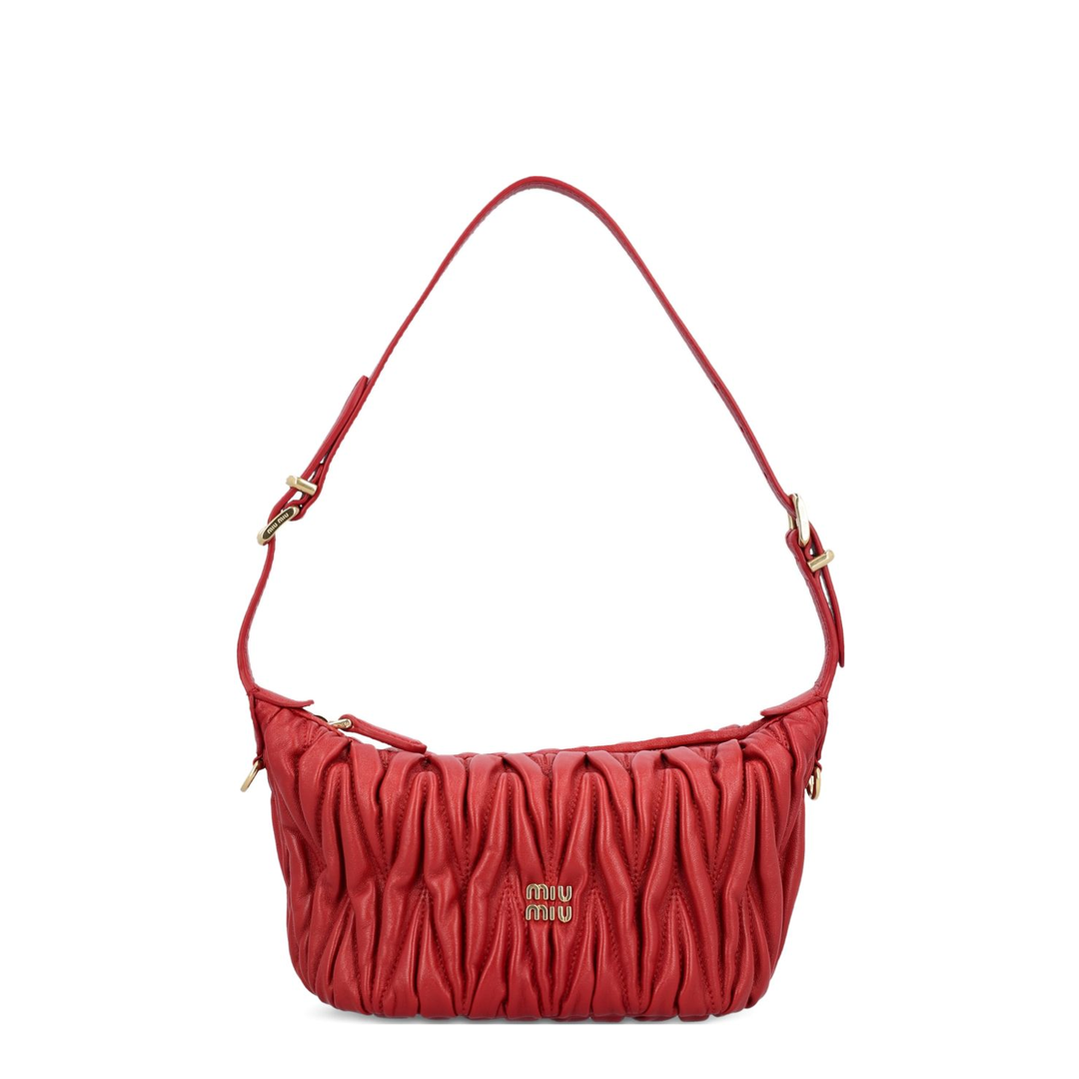 MAYFEYR - Miu Miu - Matelassé Nappa Leather Pouch In Briar - 5BP100AN88F0011