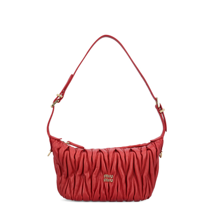 MAYFEYR - Miu Miu - Matelassé Nappa Leather Pouch In Briar - 5BP100AN88F0011