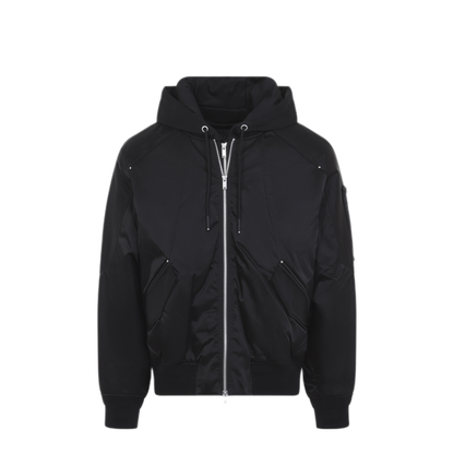 MAYFEYR - Moose Knuckles - Georgie Satin Bomber Jacket - M16MB060292