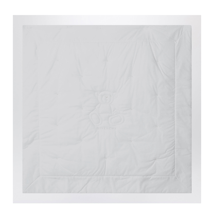 MAYFEYR - Givenchy - White Blanket With Teddy Bear Embroidery - H31246CO10P
