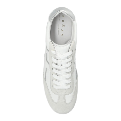 MAYFEYR - Hogan - Olympia Nappa Leather And Suede Sneakers - HXW6930FX20UNI