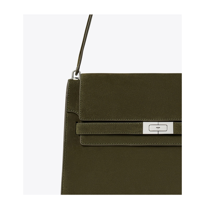 Shoulder Bag Leather Black