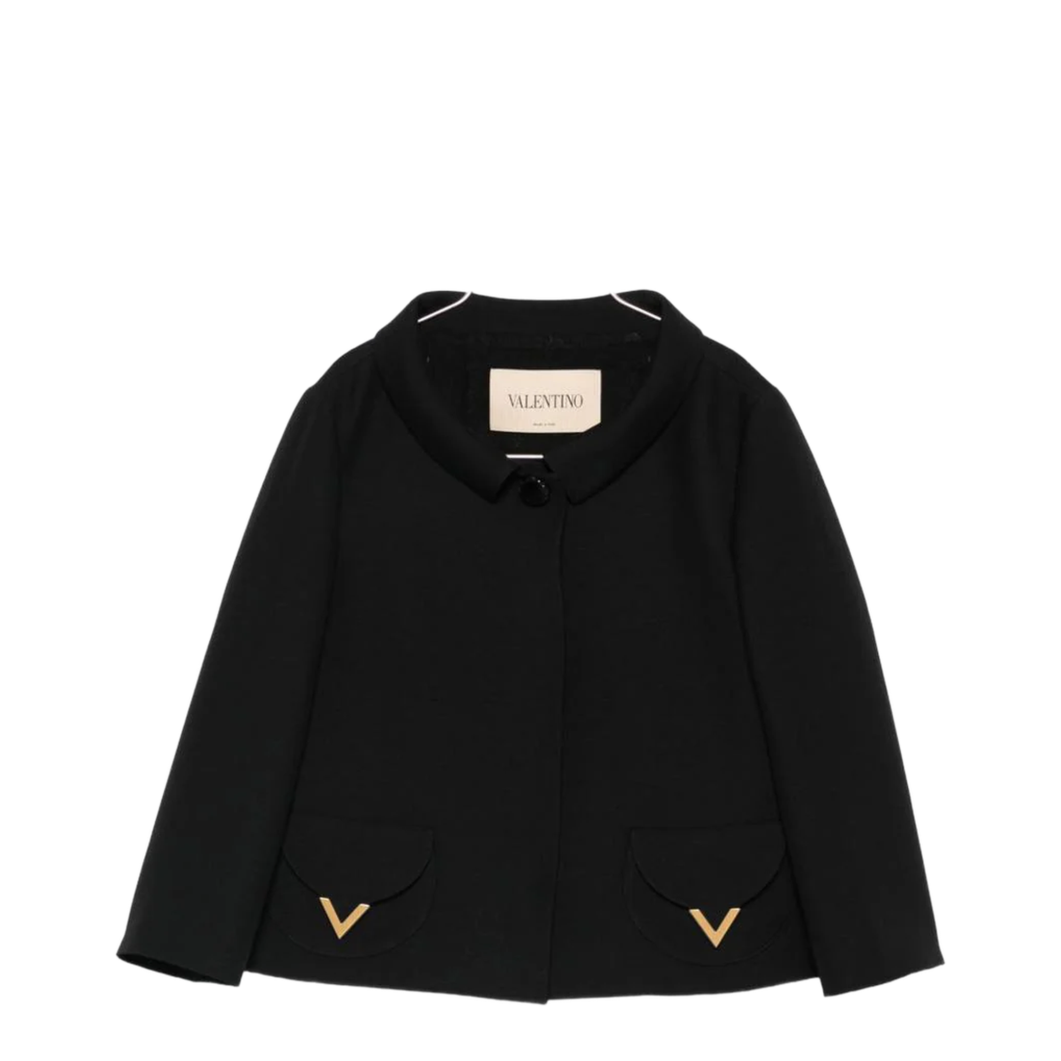 Vlogo Signature Wool And Silk Jacket