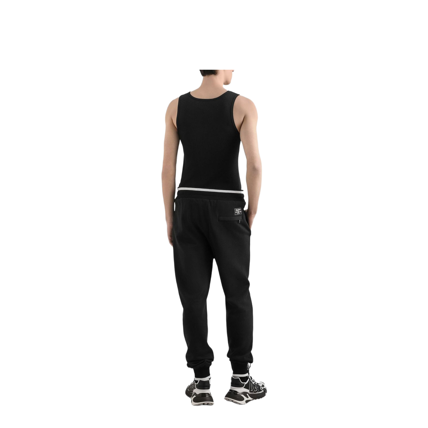 Cotton Tank Top with Embroidery