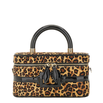 Belle Vivier Mini Haircalf Vanity Bag - Multicolor