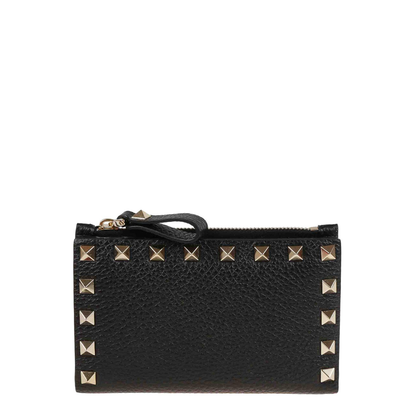 MAYFEYR - Valentino - Rockstud Leather Card Holder - WP0605VSH0NO