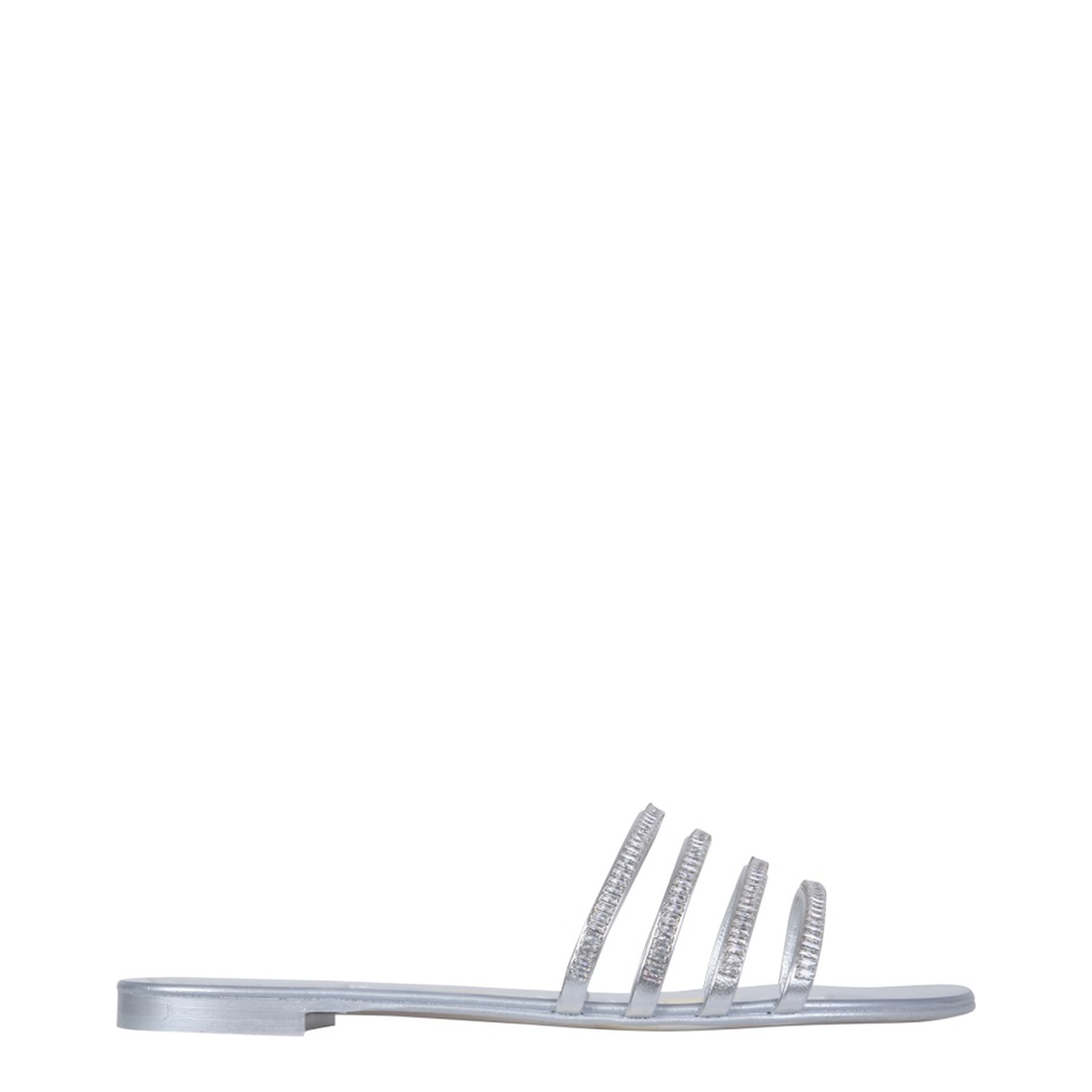 Flat Crystal Sandals