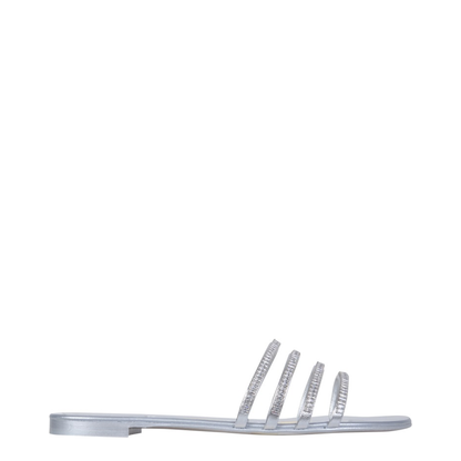 Flat Crystal Sandals