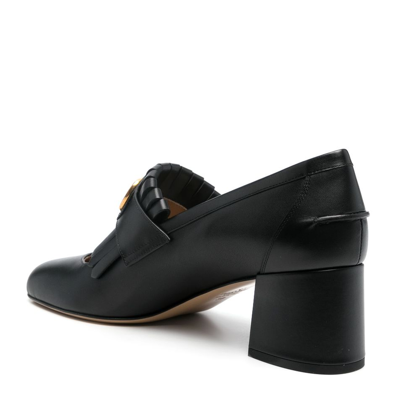 Black Leather Loafers