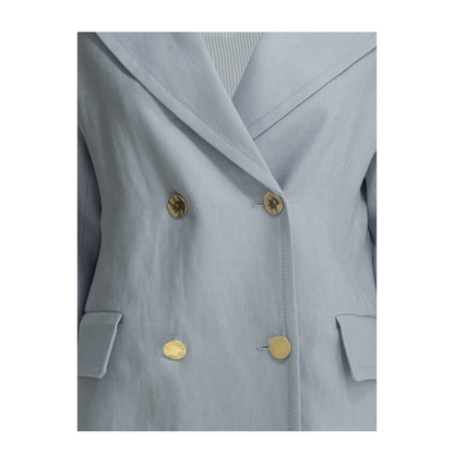 MAYFEYR -  - Linen Double-Breasted Blazer - 2619041033600AMMAVENUE005
