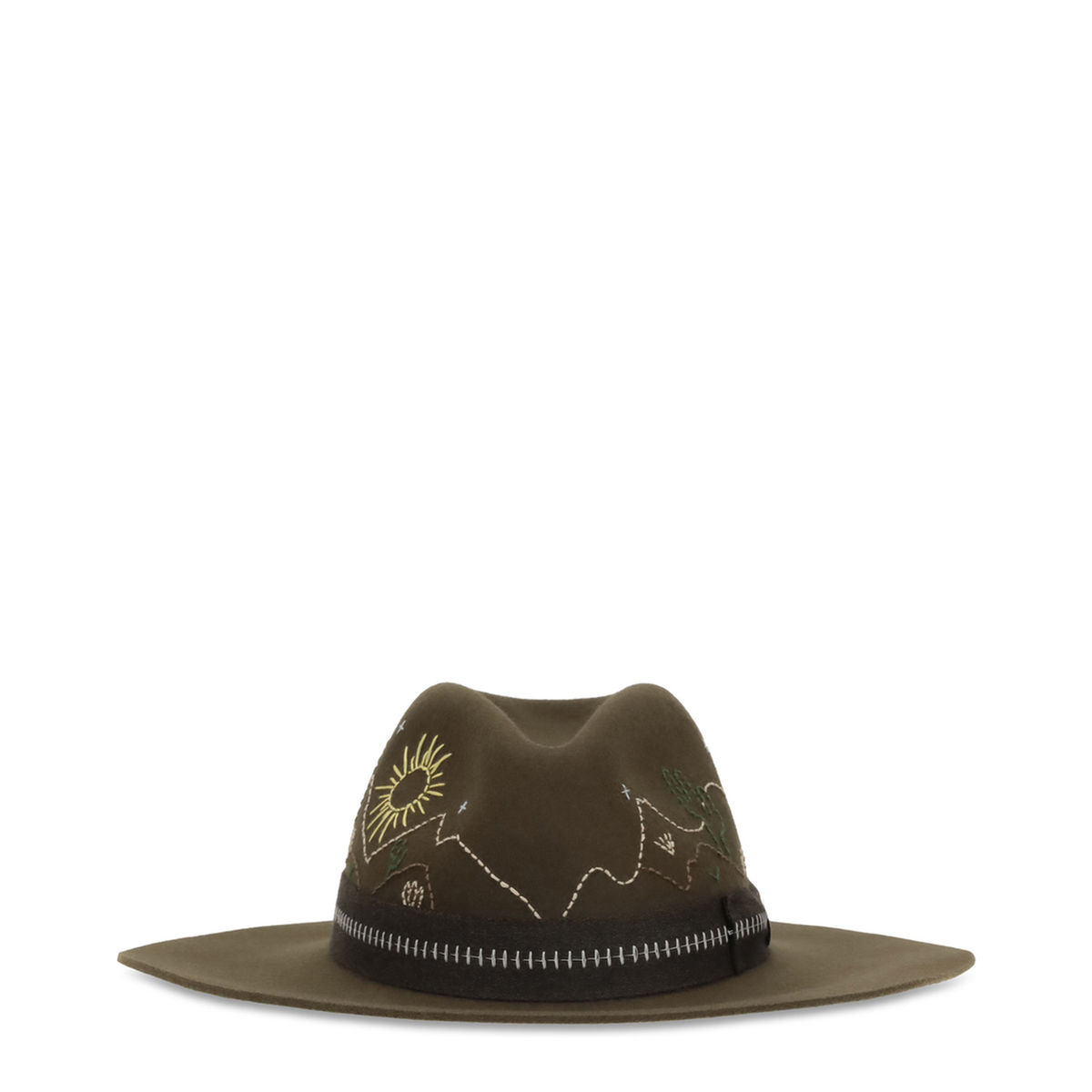 MAYFEYR - Golden Goose - Embroidered Fedora Hat - GUP02719P00273335552