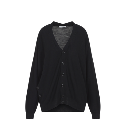 MAYFEYR - Lemaire - Relaxed Twisted Cardigan - PO0052LK1063BK999