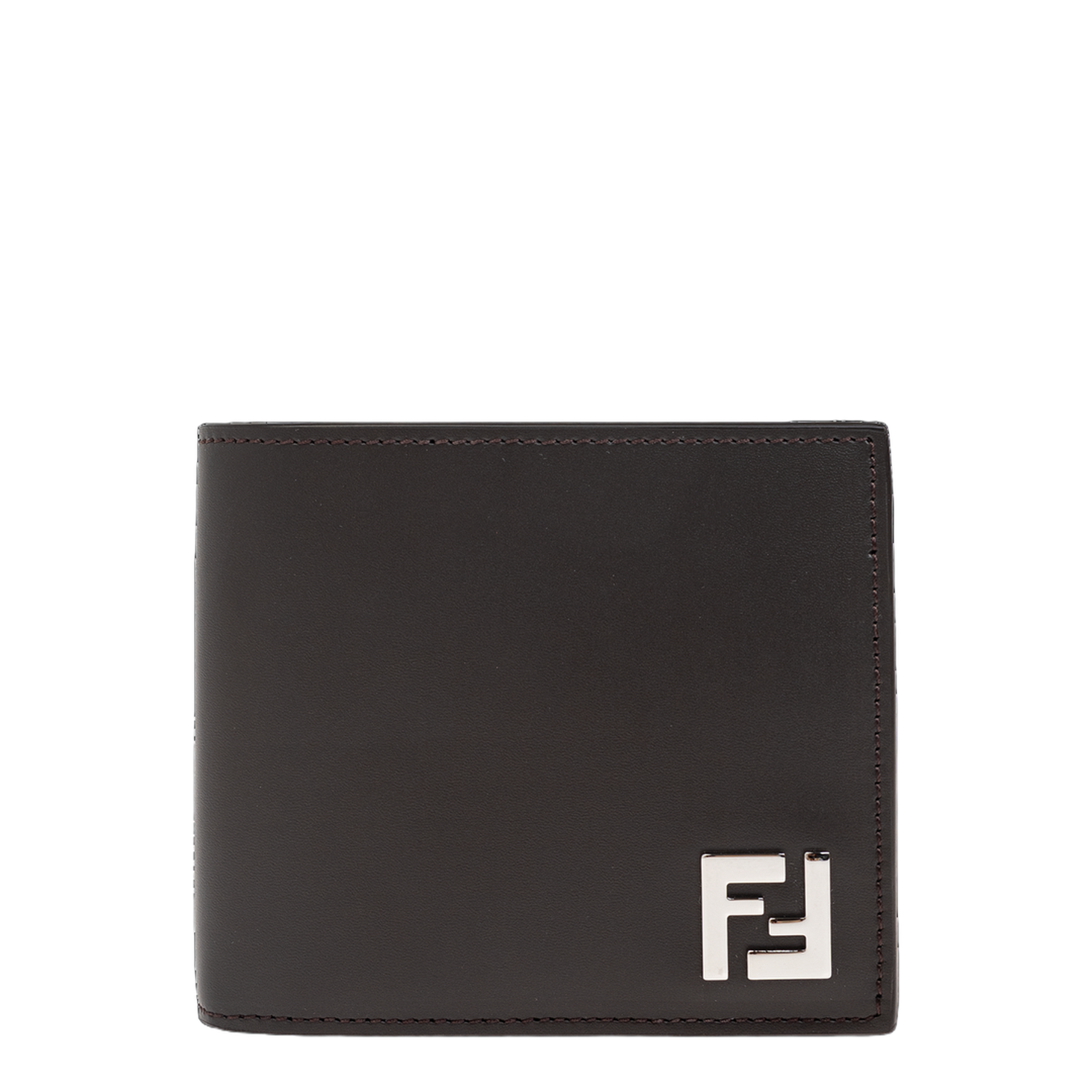 MAYFEYR - Fendi - Leather And Ff Canvas Compact Bi-Fold Wallet - 7M0356AFF2F1Q1C
