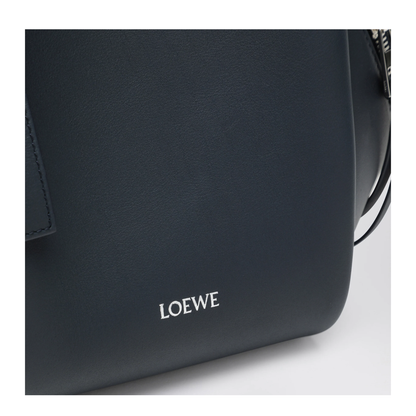 MAYFEYR - Loewe - Dark Blue Layered Hammock Flip Leather Bag - A538HHBX13LE0223