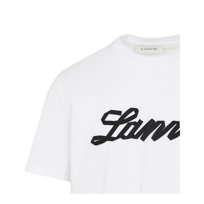 MAYFEYR - Lanvin - Embroidered Logo T-Shirt - RMTS0012J308P2601