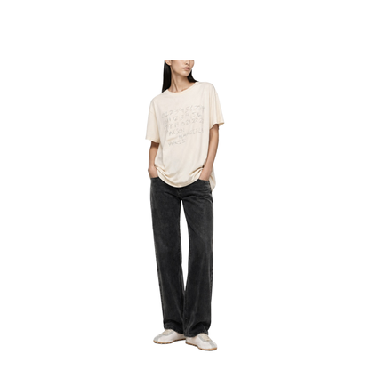 Numeric Sand-Coloured Cotton T-Shirt