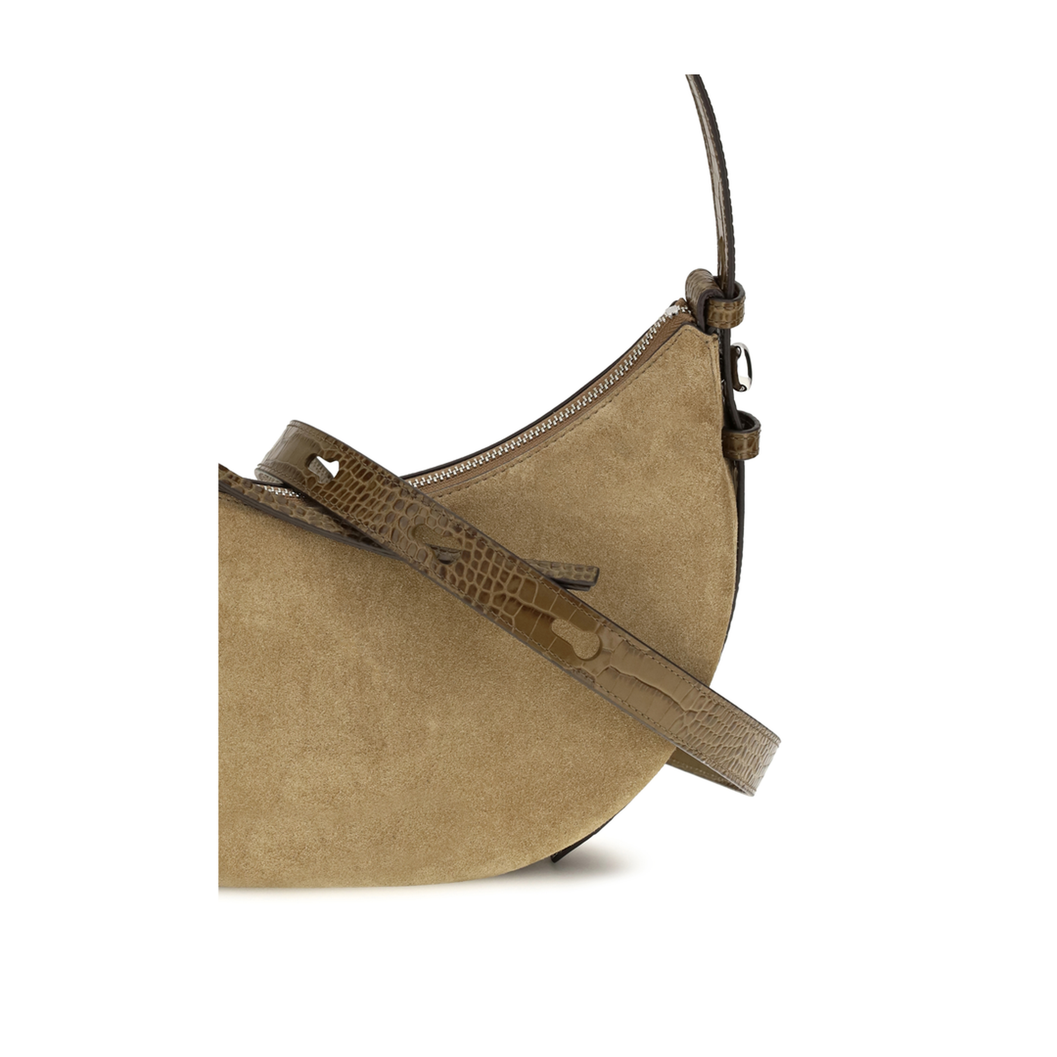 MAYFEYR - Tory Burch - Romy Suede Crescent Shoulder Bag - 185086250