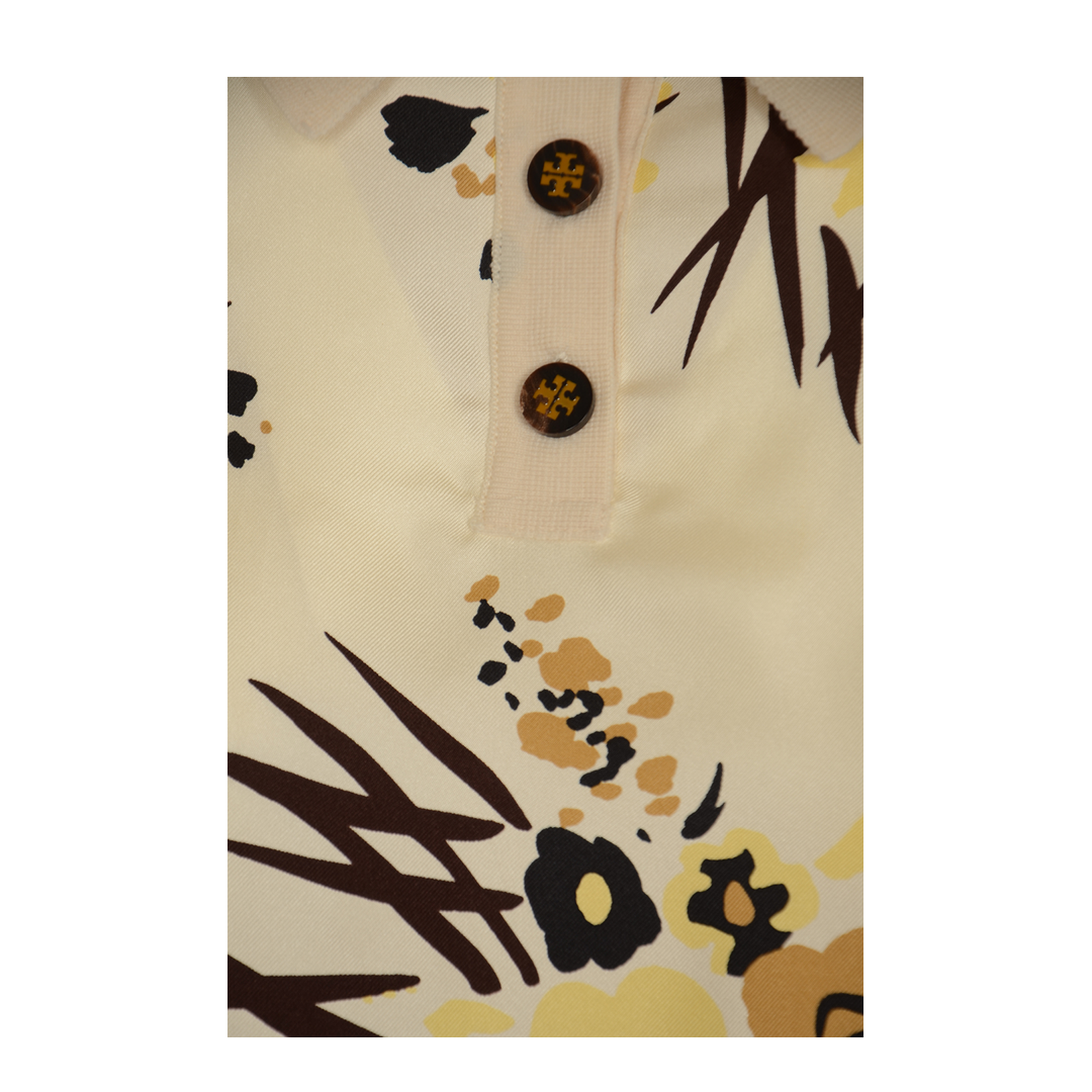 Silk-front Polo Shirt