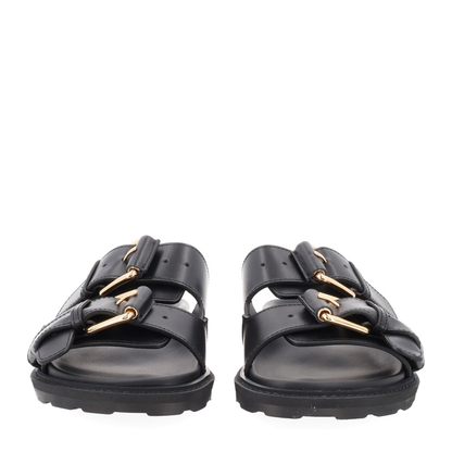 MAYFEYR - Moschino - Double Strap Sandals - MA28153G1OMF0000
