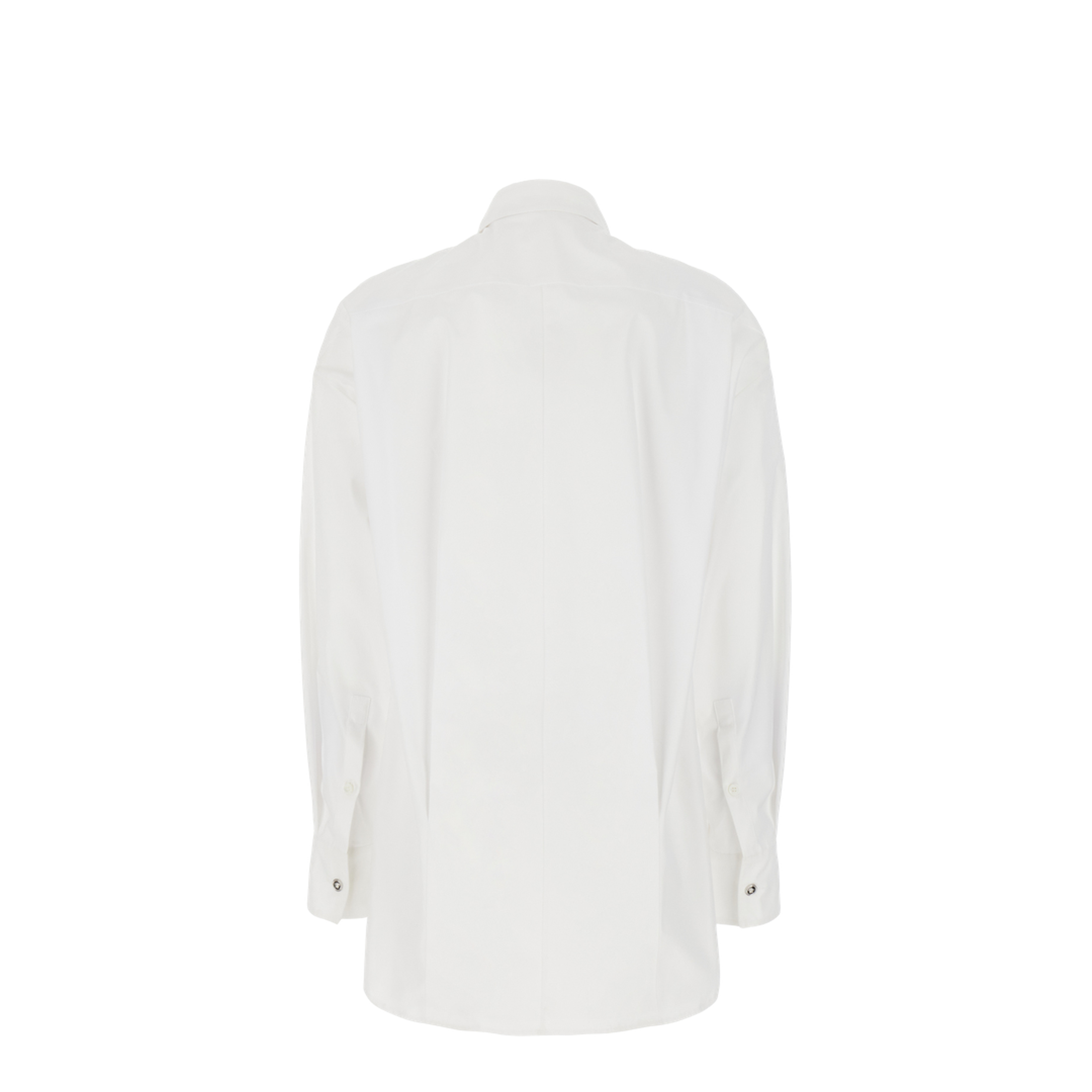 Oversized Shirt with Rounded Shoulders