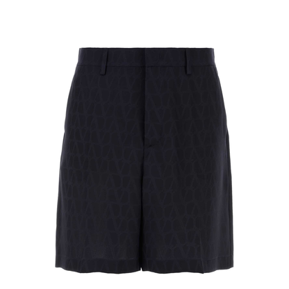 Silk Toile Iconographe Bermuda Shorts