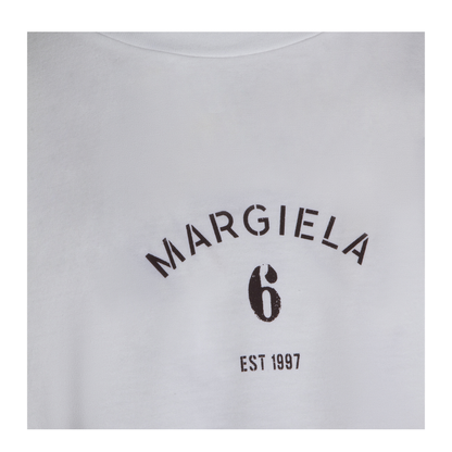White T-shirt with logo print