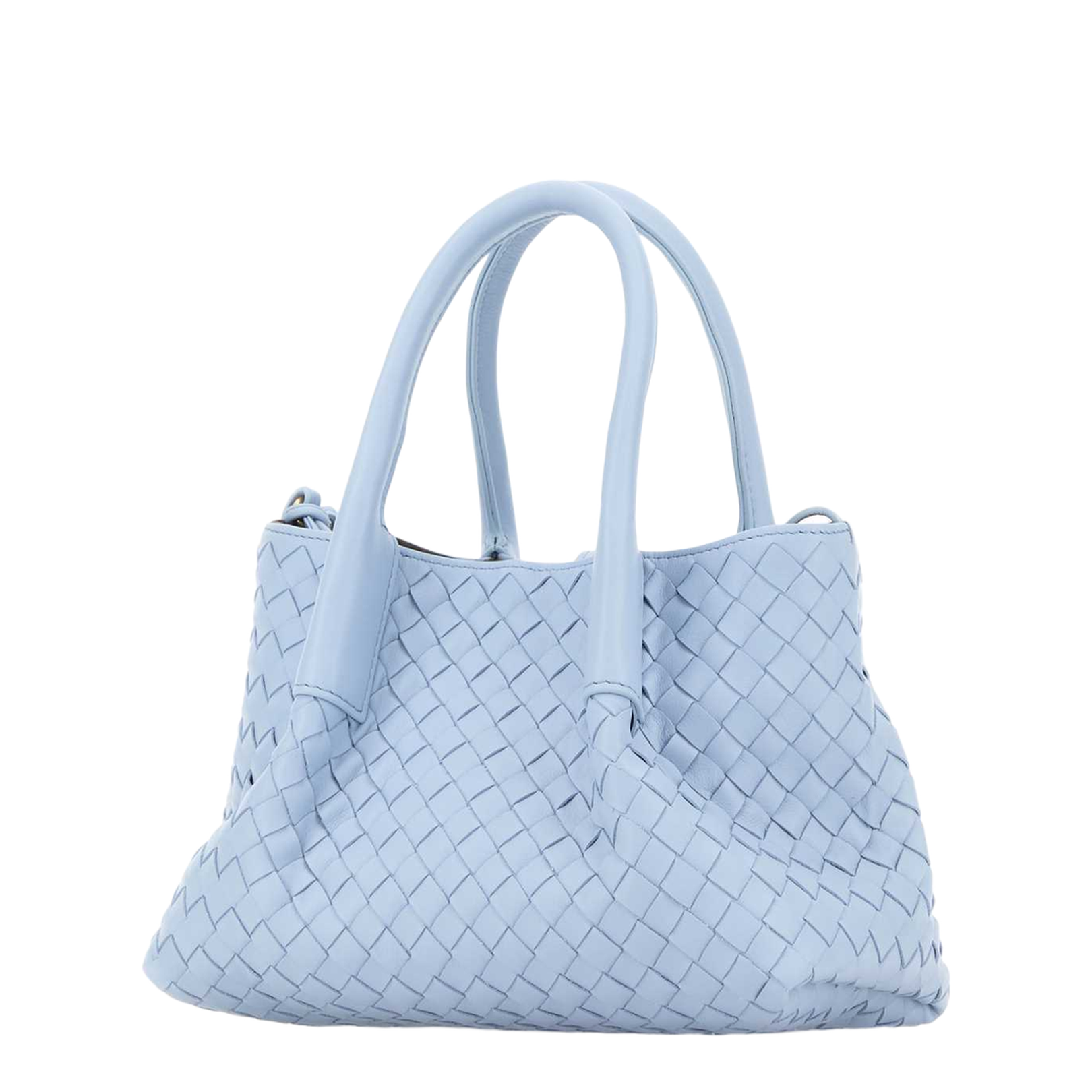 Pinacoteca Small Calfskin Handbags - Pastel Blue