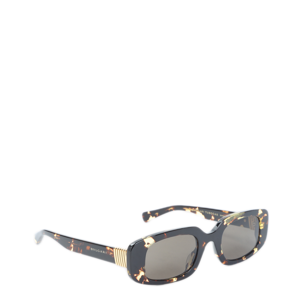 MAYFEYR - BVLGARI EYEWEAR - Tubogas Spotted Havana Rectangular Sunglasses - BV40084IHAVANA