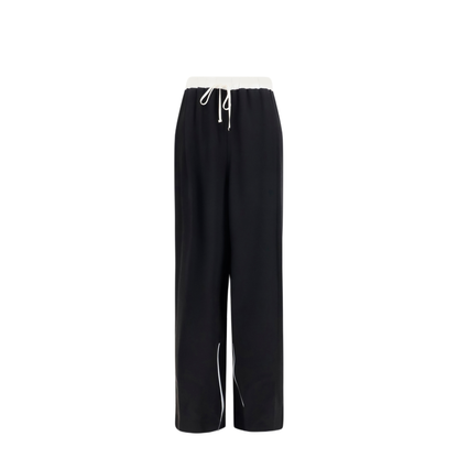 MAYFEYR - Kiton - Silk Pants - D61105K0942H02008NERO