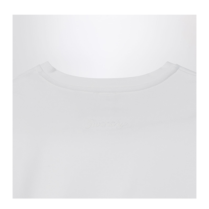 White T-shirt with Bow and Logo