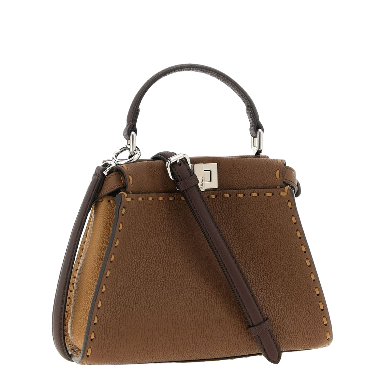 Peekaboo Mini Cuoio Romano Leather