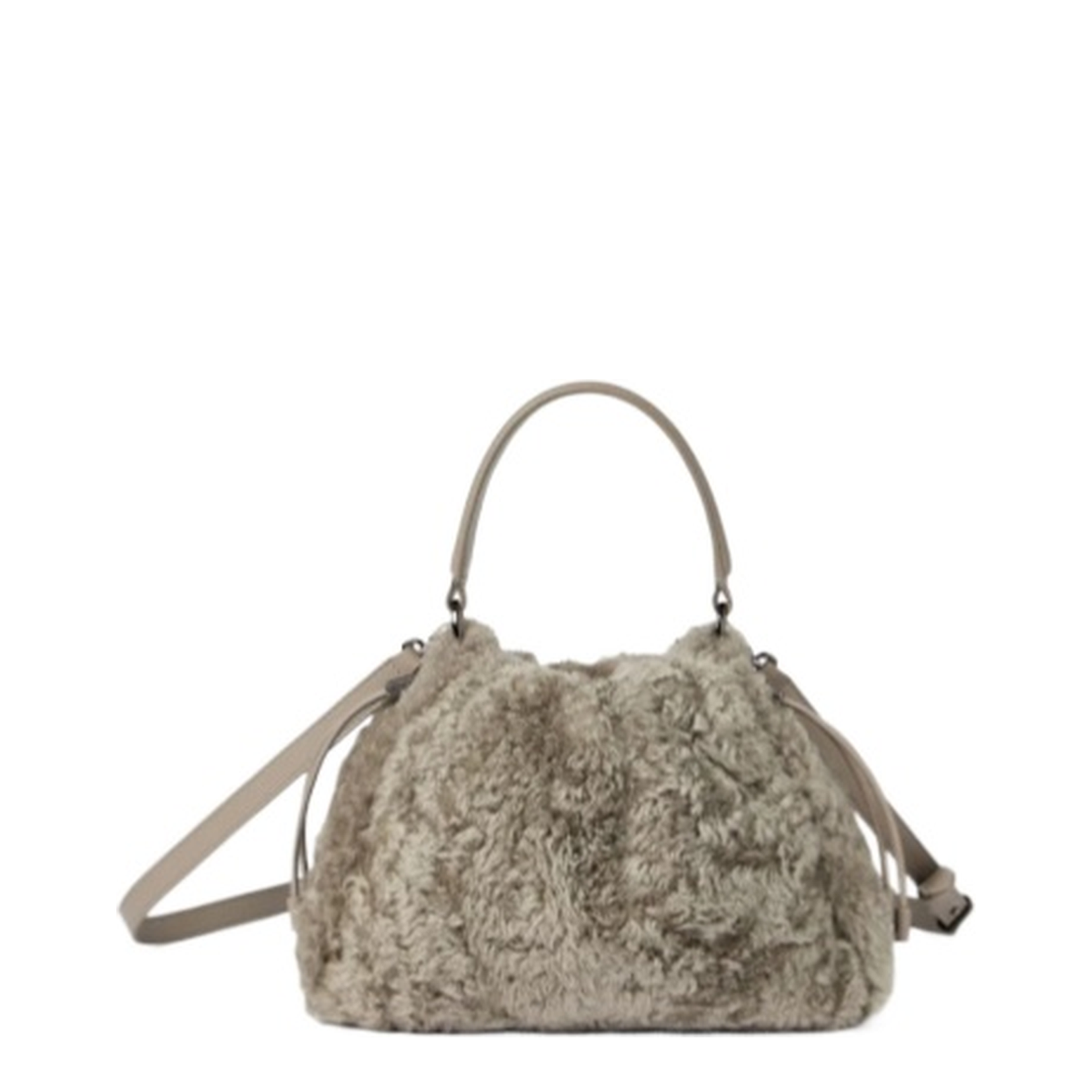 Shearling Mellow Small Bucket Bag