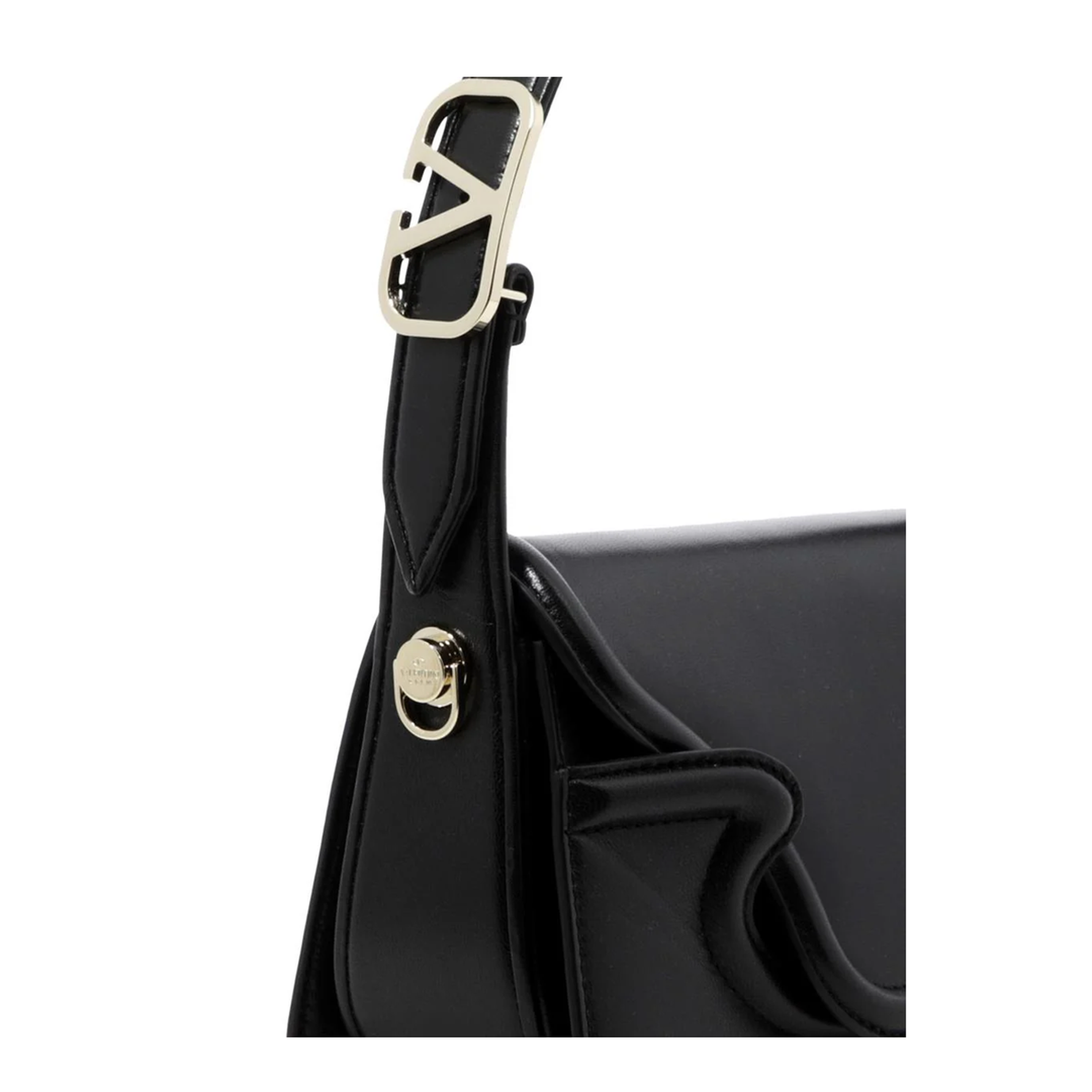 Black Leather Shoulder Bag