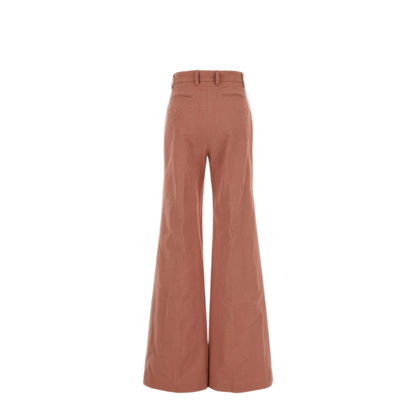 MAYFEYR - Chloè - Dark Pink Cotton Flared Leg Pant - CH25APA063656L7